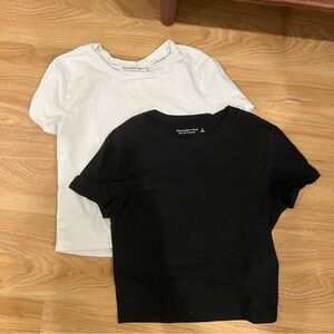 Abercrombie & Fitch 2 Pack Black and White Shirt